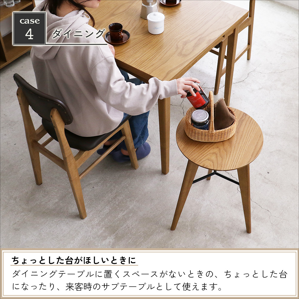 花のインレイ装飾 八角形木製カフェテーブル 414157-img.jpg