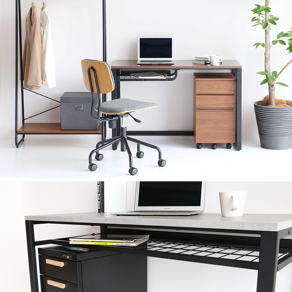 Deskspace デスクスペース 楽天市場】【ポイント5倍】 デスク 机 ラック付き 耐荷重60kg