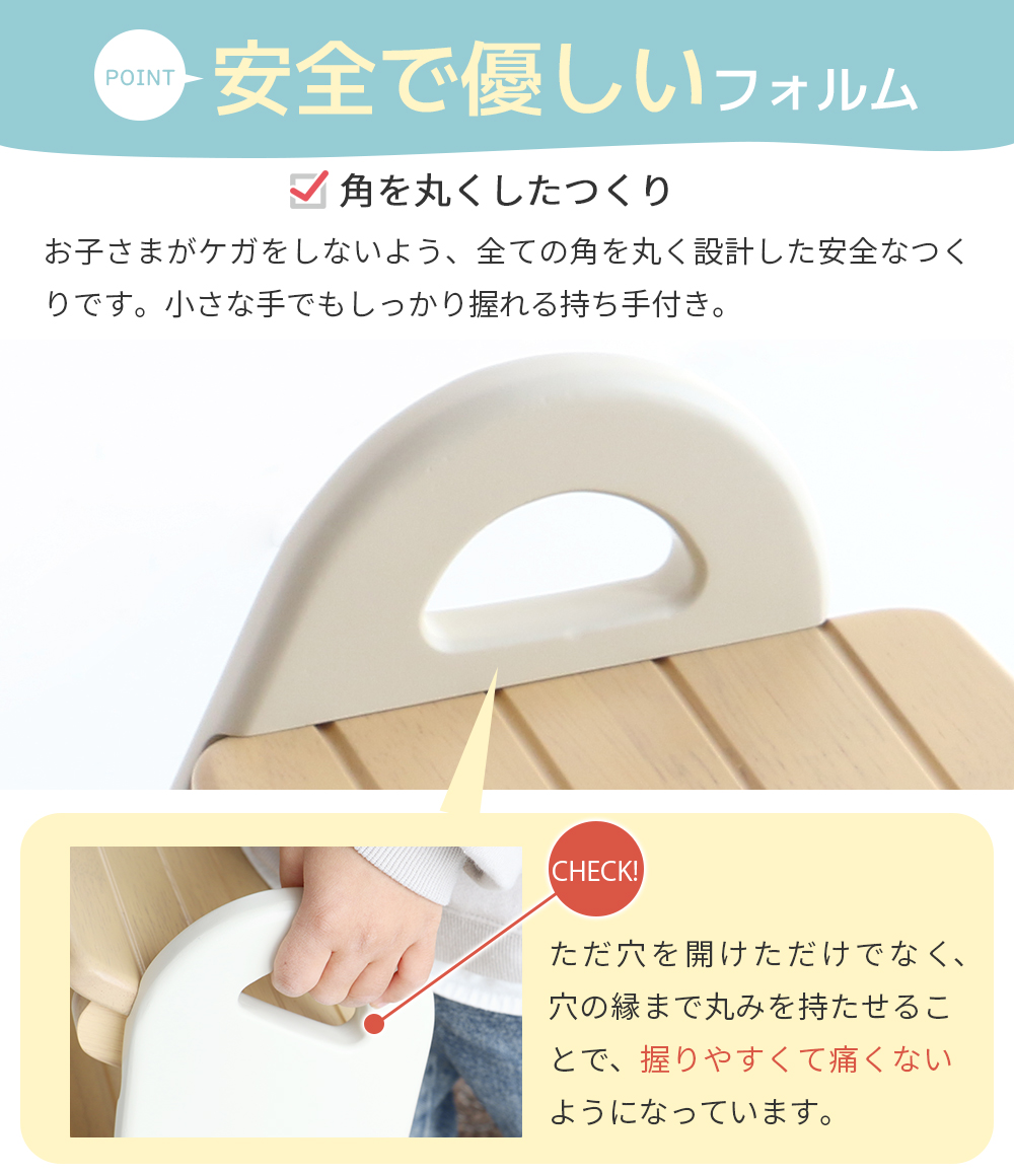 ICHIBA（市場） 踏み台 子供 高さ調節 3段階 子ども キッズステップ