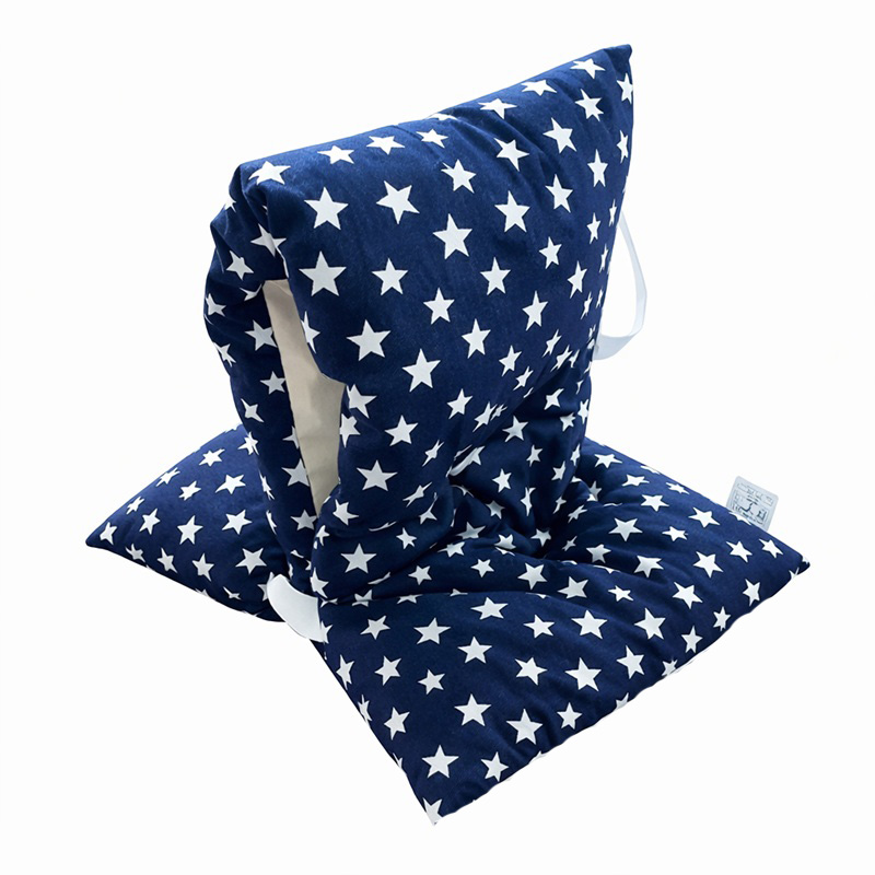 市松 防災頭巾 防災ずきん 綿100% 小学生 大人用 高学年 メイサイ 星