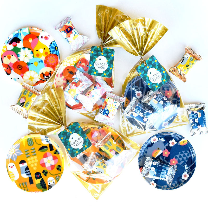 チャリチョコ KOTORITACHI】 2025 ◇ コースターチョコ ☆花輪とハシビロコウ