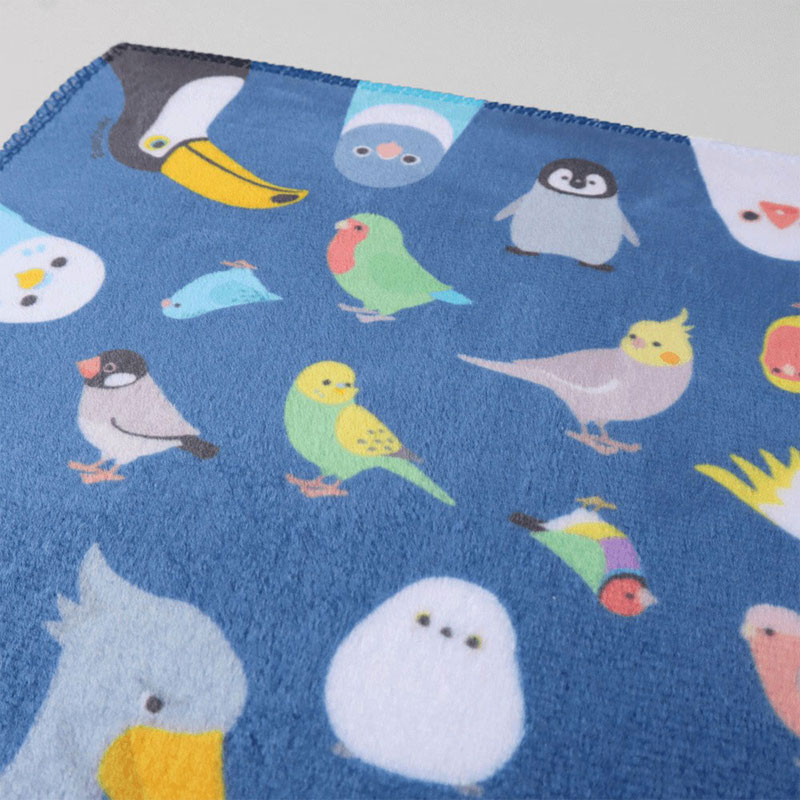 BIRDSTORY】ミニタオル simple ☆いろいろな鳥さん ◇ゆうパケット対応