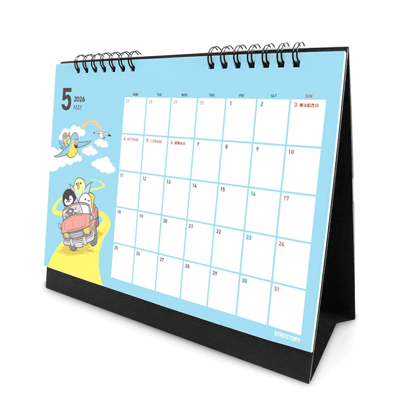BIRDSTORY】2026年 卓上カレンダー ◇ゆうパケット対応◇ : ことり