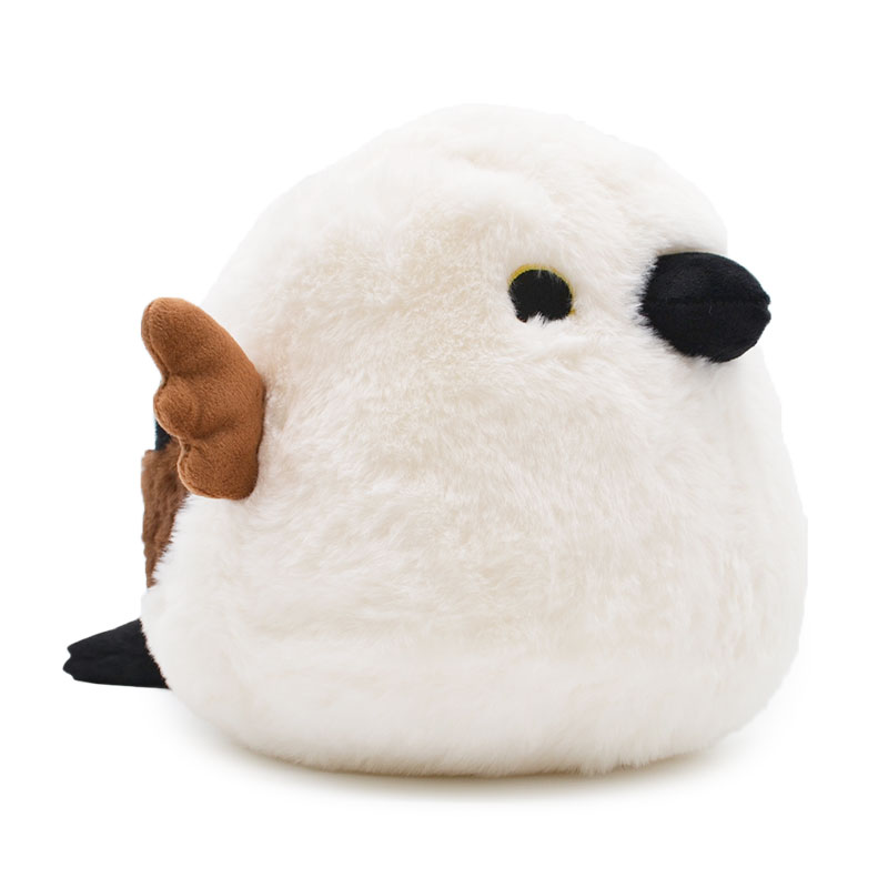 とりだんご】おおきな シマエナガ ぬいぐるみ ◇◇ : ことりすまいる