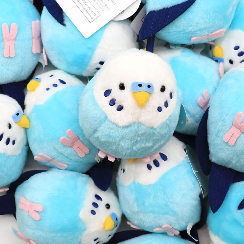 ことりすまいる】 セキセイインコ ブルー ぬいぐるみ 1羽 ◇◇グッズ