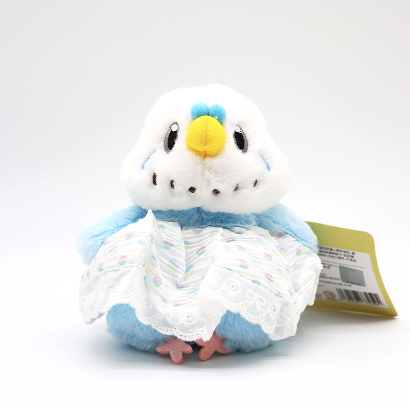 ゆとり屋】ぬいぐるみ (大) ☆ セキセイインコ ◇◇ : ことりすまいる