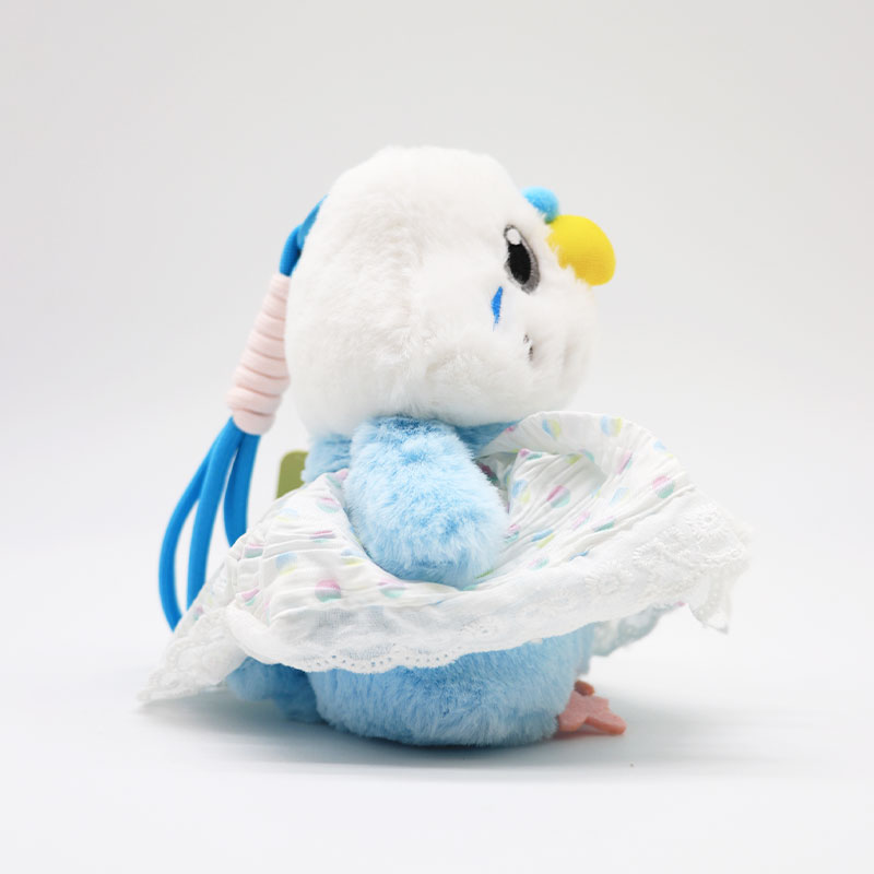 ゆとり屋】ぬいぐるみ (大) ☆ セキセイインコ ◇◇ : ことりすまいる