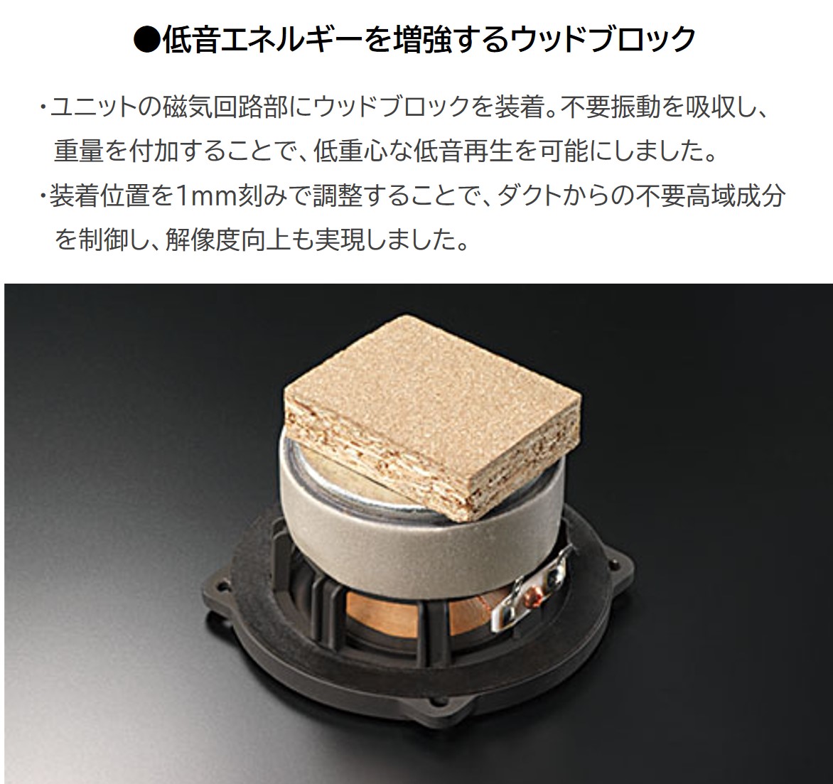 WOOD CONE Victor JVCケンウッド 一体型 ウッドコーン EX-D6