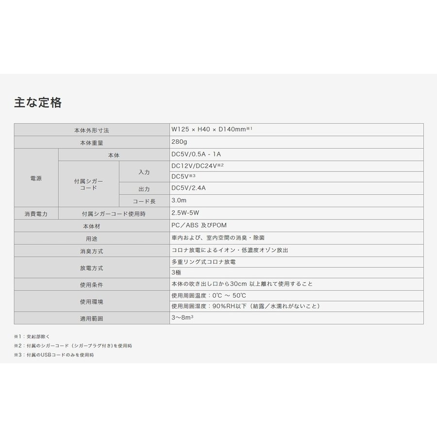 正規店仕入れの KENWOOD ケンウッド 除菌消臭 低濃度オゾン発生器 ソーラータイプ DC12V 24V USB対応 フィルターレス ファンレス  CAX-DS01 ブラック fucoa.cl