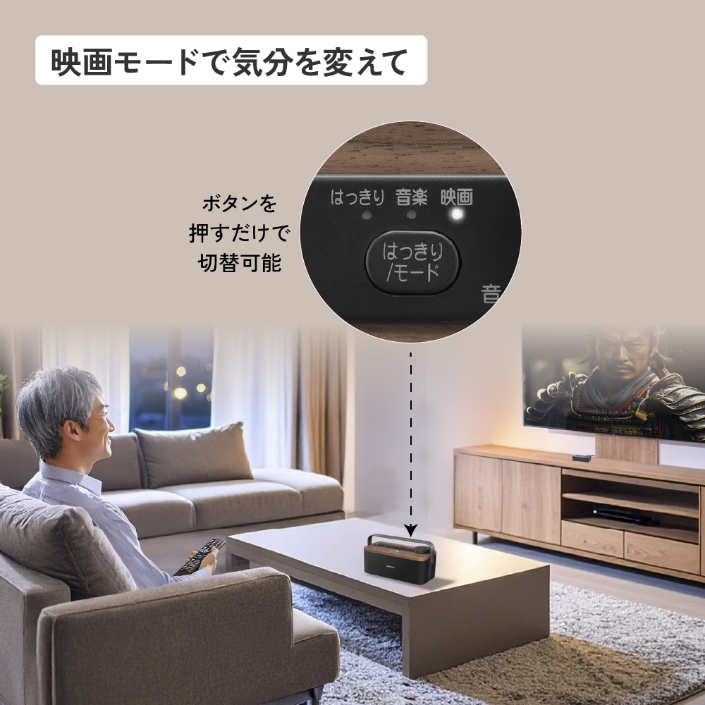 Victor（ビクター） 手元 TV用 スピーカー みみ楽 SP-WS10BT | TV音声