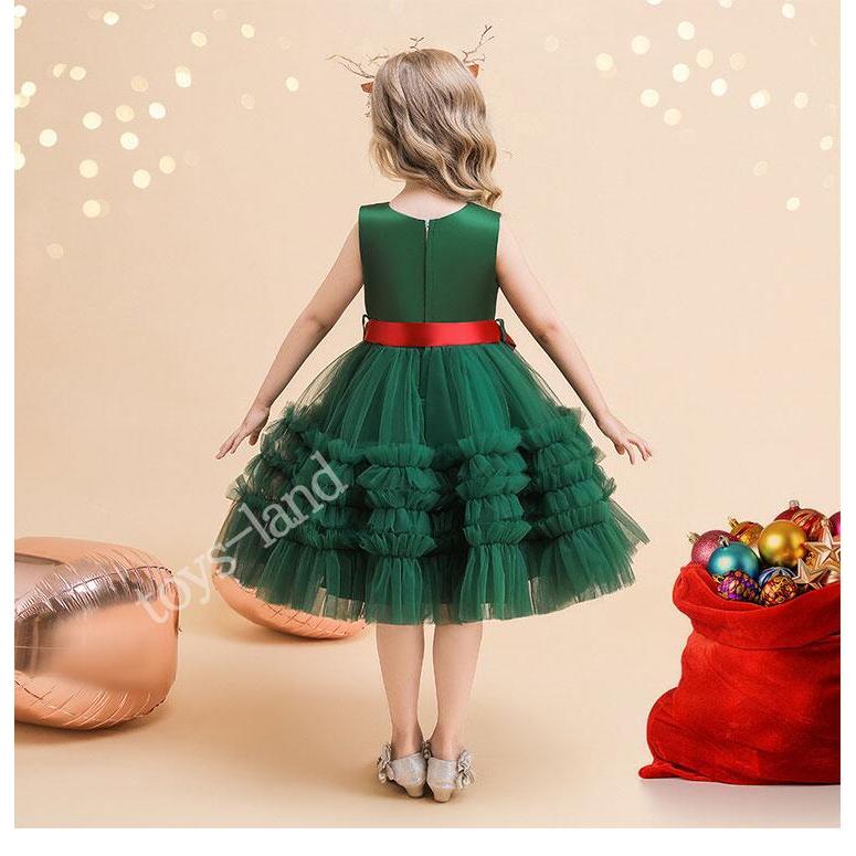 子供ドレス 女の子 クリスマス ドレス 子供ドレス クリスマス衣装 サンタクロース柄 可愛い 女の子...