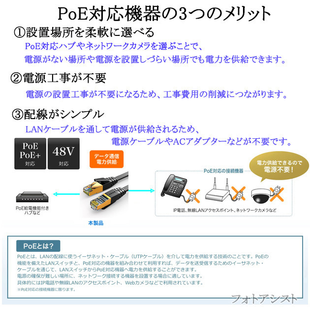 【互換品】EPSON/エプソン対応 LANケーブル　カテゴリ7準拠 10ｍ  平型フラットタイプ STPシールド  RJ45  より線  Part.1　送料無料【メール便の場合】｜kou511125｜10