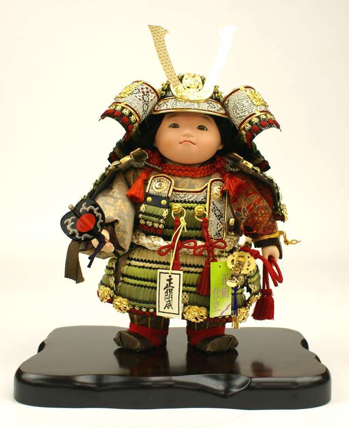五月人形 子供大将飾り 武者人形 鎧平飾り 平飾り （姿 人形工房天祥