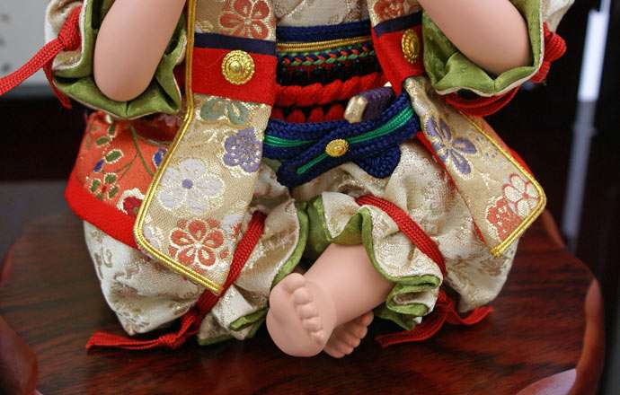 五月人形 初節句 子供大将飾り 武者人形 子供の日 端午の節句 ミニ健