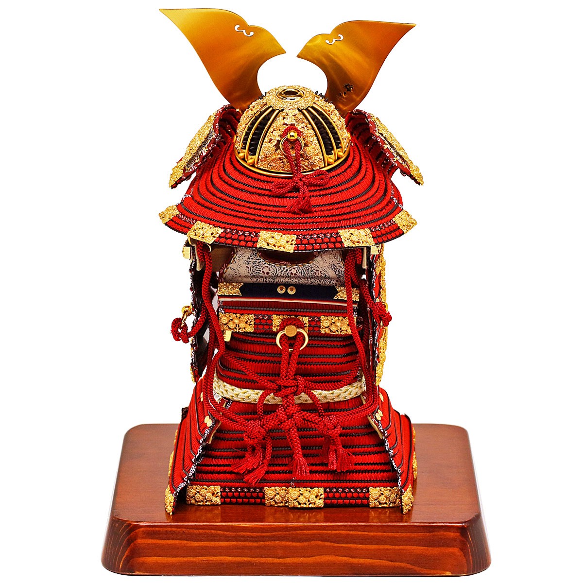 五月人形 端午の節句　菊水作　兜・鎧・甲冑の豪華な赤と金 約80cm m71595050964_1.jpg?1738494342