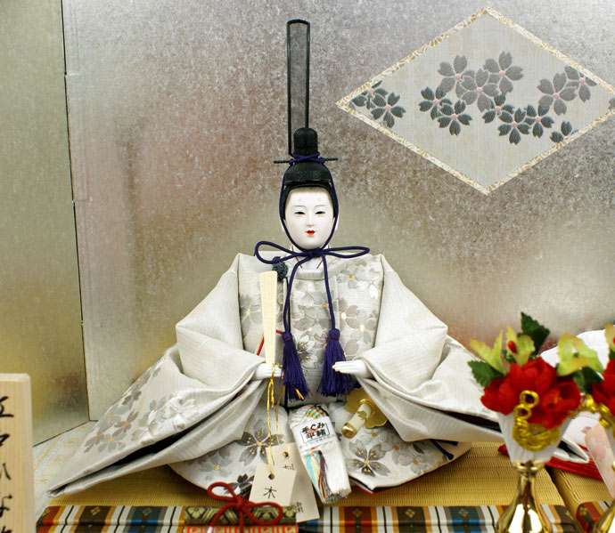 雛人形 ひな人形 おしゃれ 三段飾り 五人飾り 五人揃え 人形工房天祥 限定オリジナル 衣装着雛人形 衣装着ひな人形 雛 親王官女飾り 三人官女付 雛祭り ひな祭り 初節句 お祝い p20 特選
