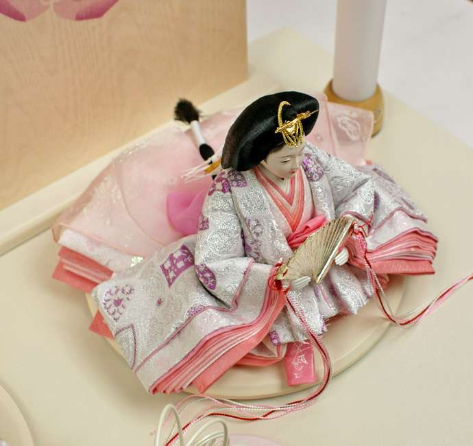 雛人形 ひな人形 親王飾り 限定 おしゃれ雛人形 衣装着十二単 （ハート
