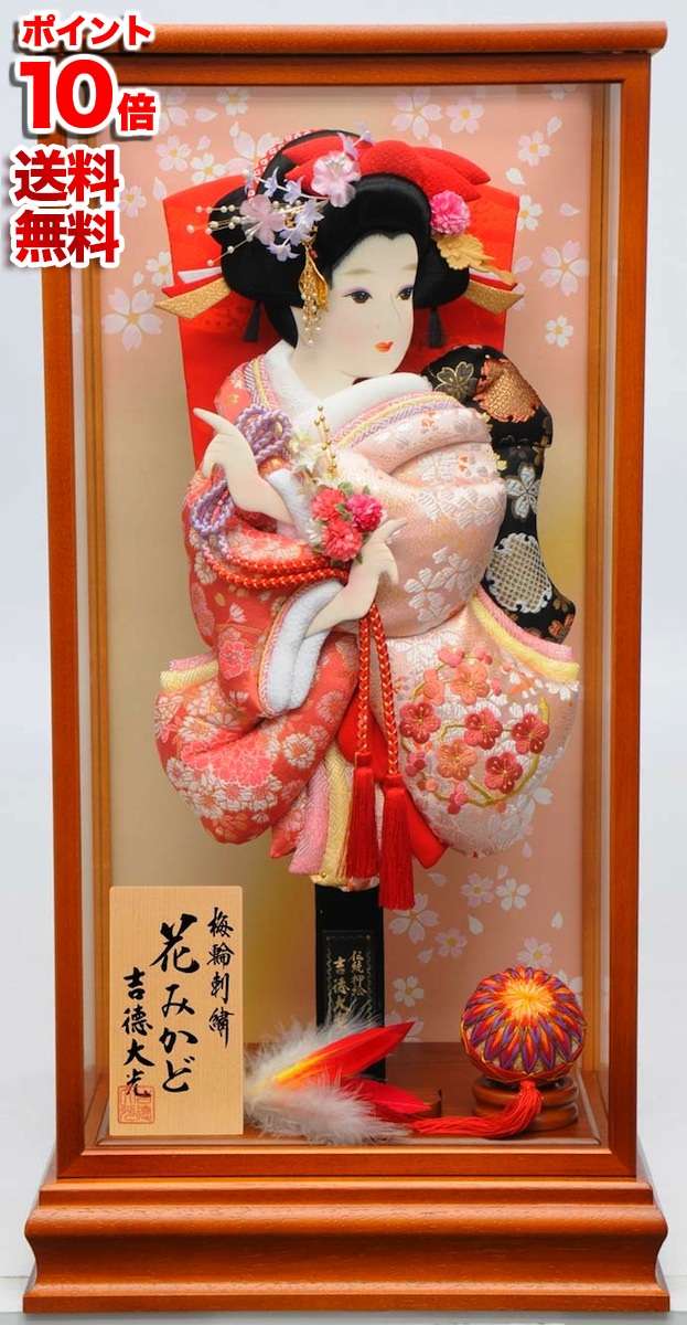 【希少】吉徳大光　押絵羽子板　民芸品　羽子板　日本製 made in japan 楽天市場】羽子板 吉徳大光 ケース飾り 能楽鶴亀 13号 檜ケース