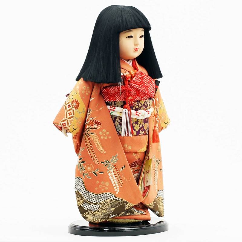 雛人形 市松人形 ケース飾り 人形工房天祥 限定オリジナル 公司作 「お 
