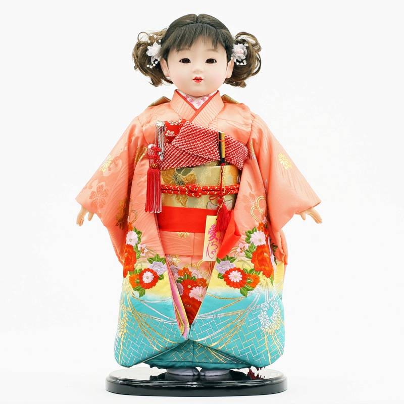 雛人形 市松人形 人形工房天祥 限定オリジナル 公司作 「お出迎え人形