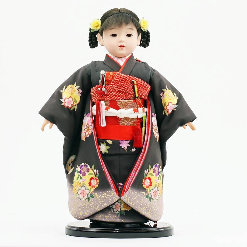 雛人形 市松人形 人形工房天祥 限定オリジナル 公司作 「お出迎え人形