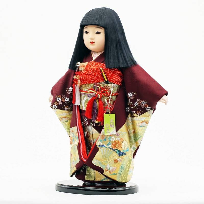 市松人形 ケース付き 雛人形 市松人形 ケース飾り 人形工房天祥 限定オリジナル 公司作 「お