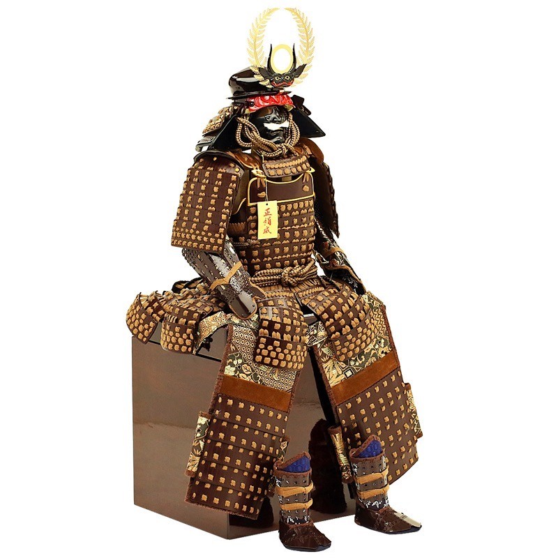 五月人形 武将の鎧 約30cm 徳川家康　わかさや人形店閉店処分全品9割引き 五月人形 鎧 鎧飾り 鈴甲子雄山作 武将鎧 戦国武将 徳川家康公之