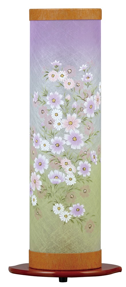 盆提灯 霊前灯 夢想花 2号 タメ 1個入 25W 木製 完成筒 その他 モダン 