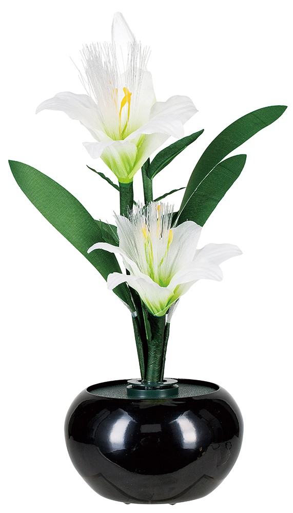 盆提灯 霊前灯 蓮華 光ファイバーの輝きルミナス灯1号 提灯 霊前灯 蓮華