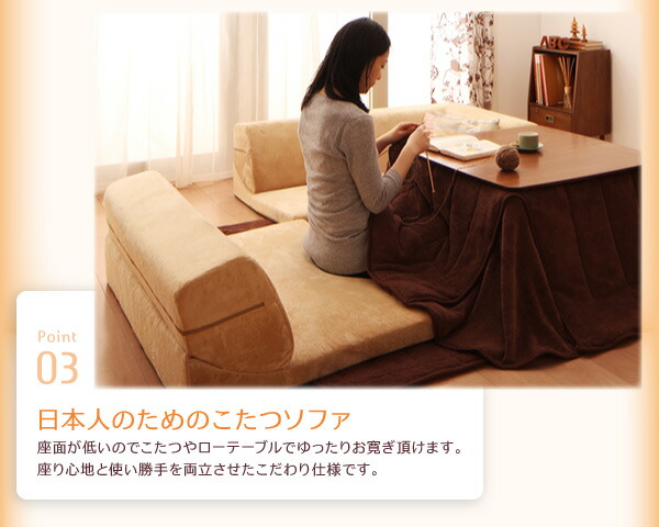 フロアソファ フロアコーナーソファ 1P+2P+コーナー_5