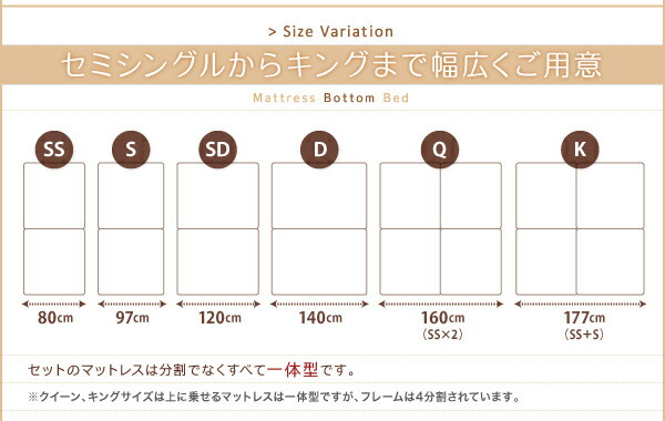 搬入・組立簡単選べる7つの寝心地すのこ構造脚付きマットレス マットレスベッド スタンダードボンネルコイルマットレス付き キング 脚15cm 組立設置付 :ck102520040118524:合同会社好援隊ヤフー店