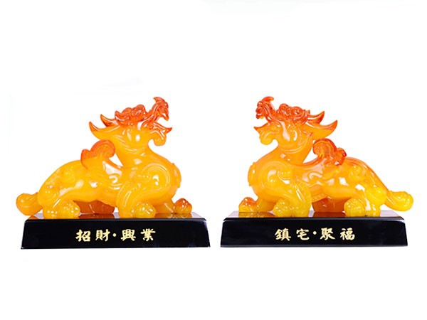 新入荷♪】ヒキュウ ペア 貔貅 雌雄一対 置物 風水 開運アイテム