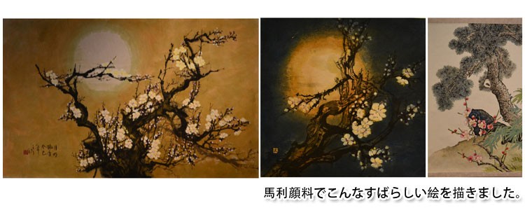 水墨画 / 中国画 墨彩画 水彩画 顔料 絵の具 絵具 絵画 画材 (Marie's