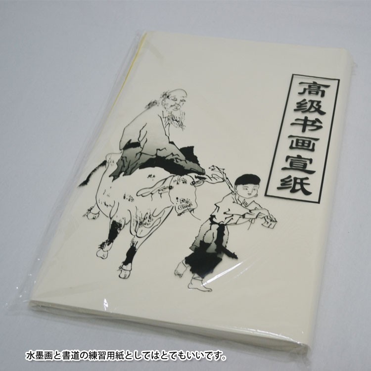 水墨画 / 書道 / 墨彩画 / 習字 / 日本画 / 水墨画用 / 書道用 / 写経用 / 紙 高級宣紙 34cm×46cm