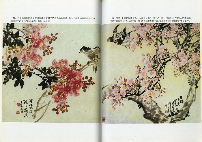 水墨画 / 水墨画集 中国画集 墨彩画 絵手紙 日本画 [写意花鳥画法