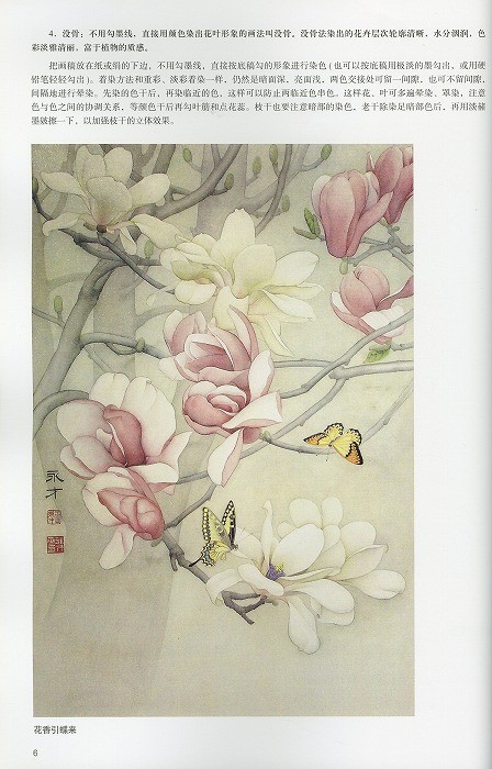 水墨画 / 水墨画集 中国画集 墨彩画 絵手紙 日本画 [伝統工筆