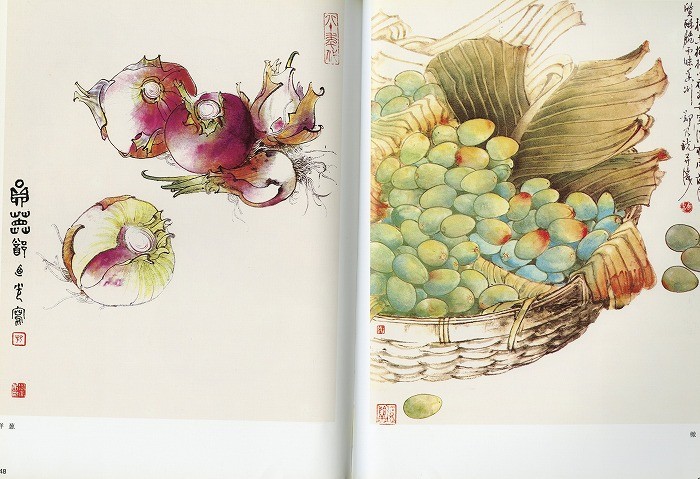 水墨画 / 水墨画集 中国画集 墨彩画 絵手紙 日本画 参考本 [名家国画