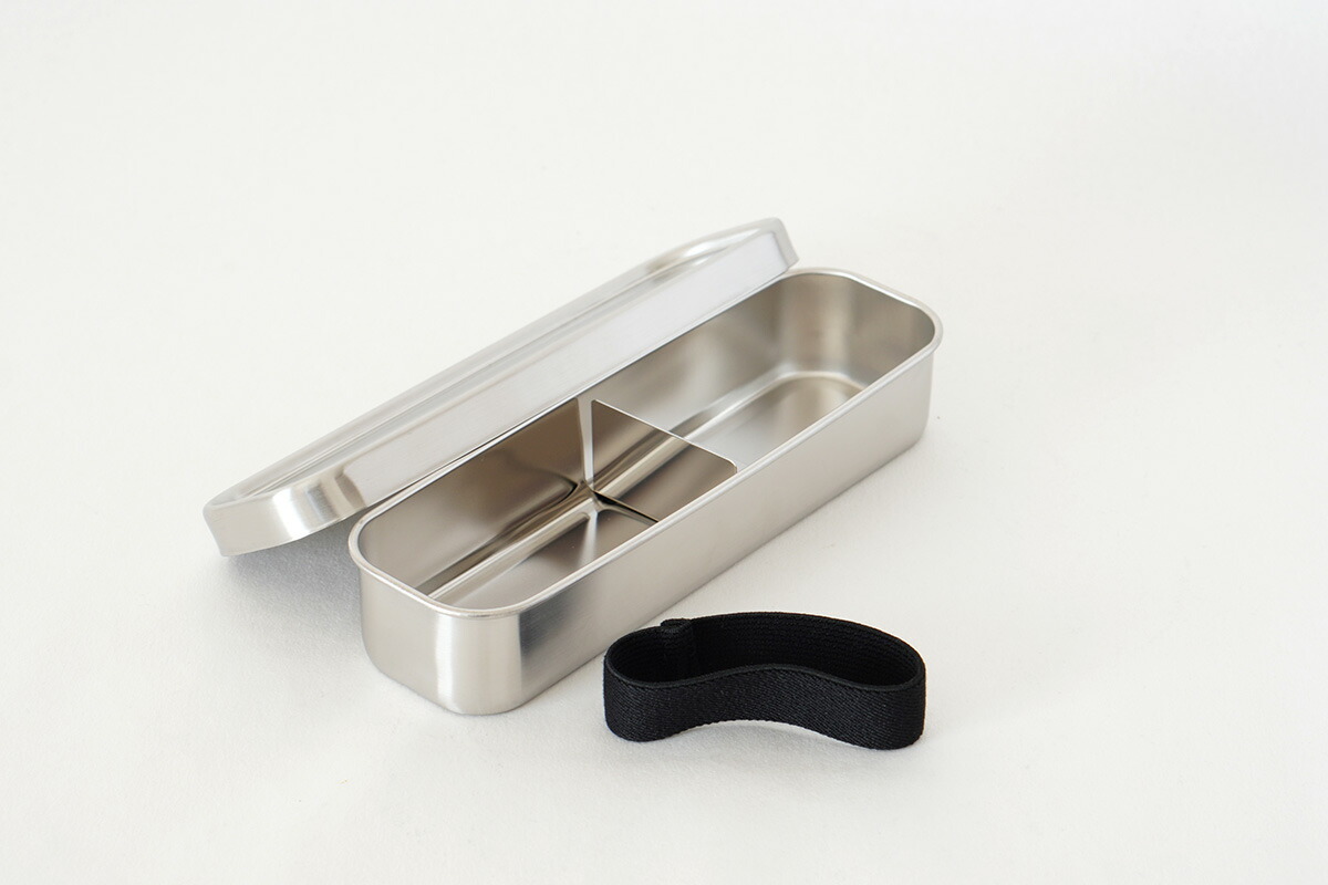 工房アイザワ 角長ランチボックス スリム 弁当箱 日本製 ステンレス