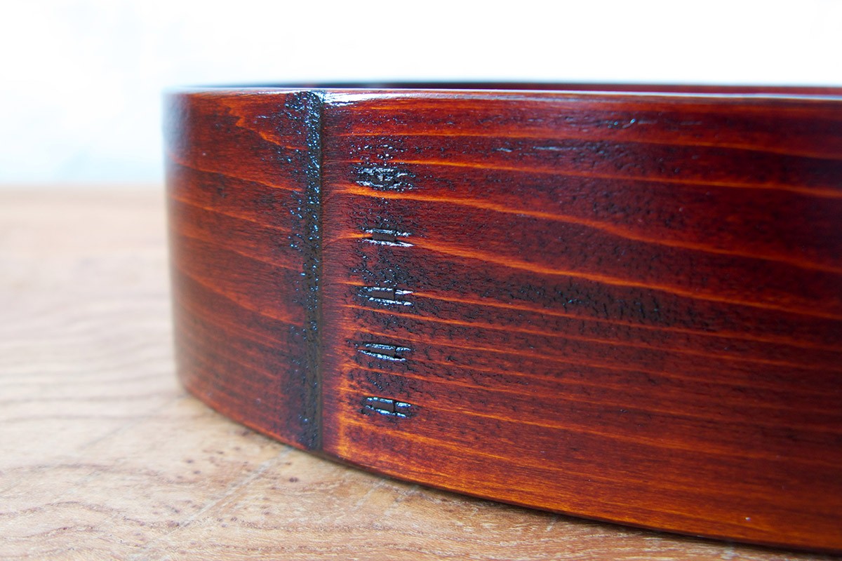 曲げわっぱ 弁当箱 漆仕上げ 日本製 国産 木曽奈良井宿 曲物 楕円（大