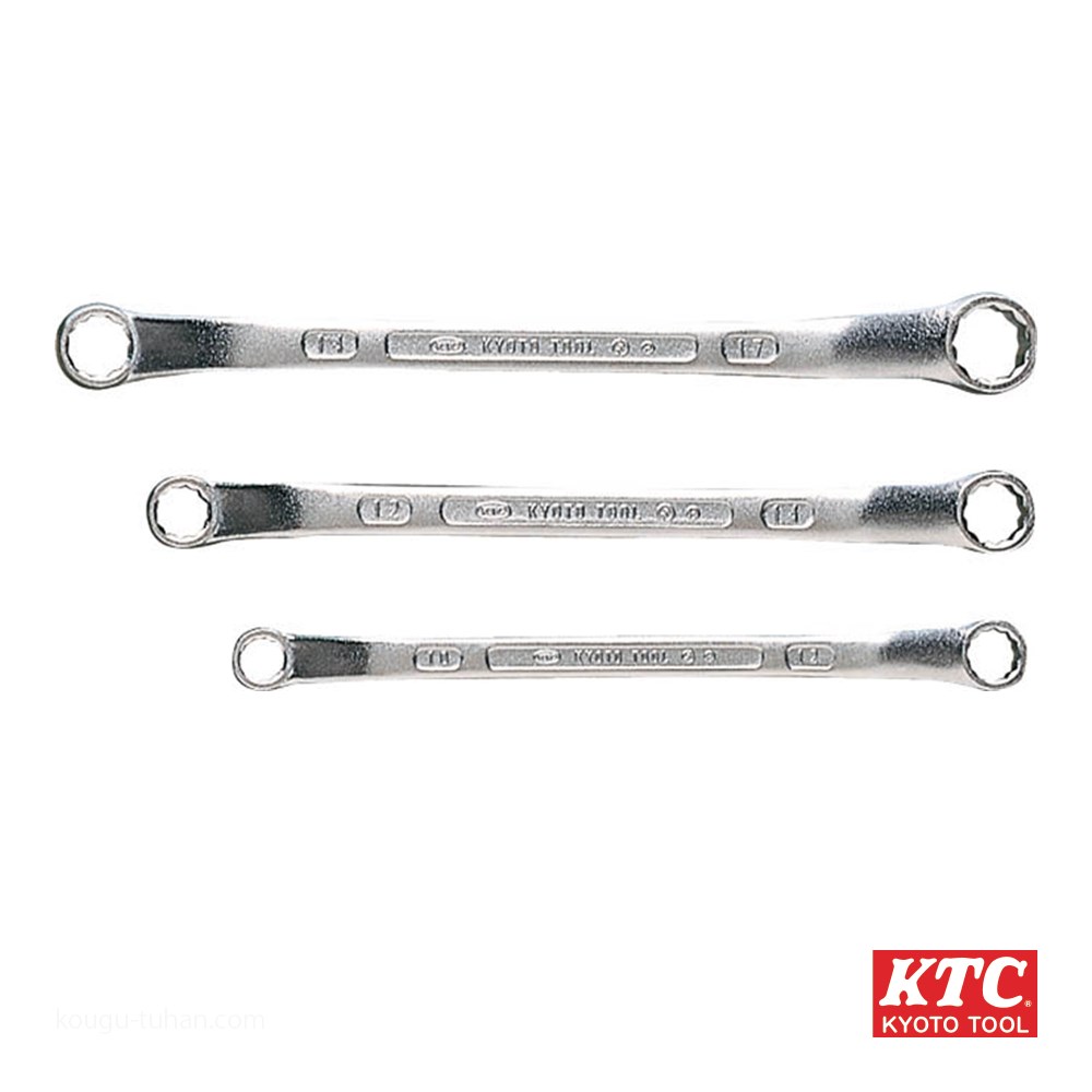 KTC M253 45° ロングメガネレンチセット : 工具通販 Yahoo!店 - 通販