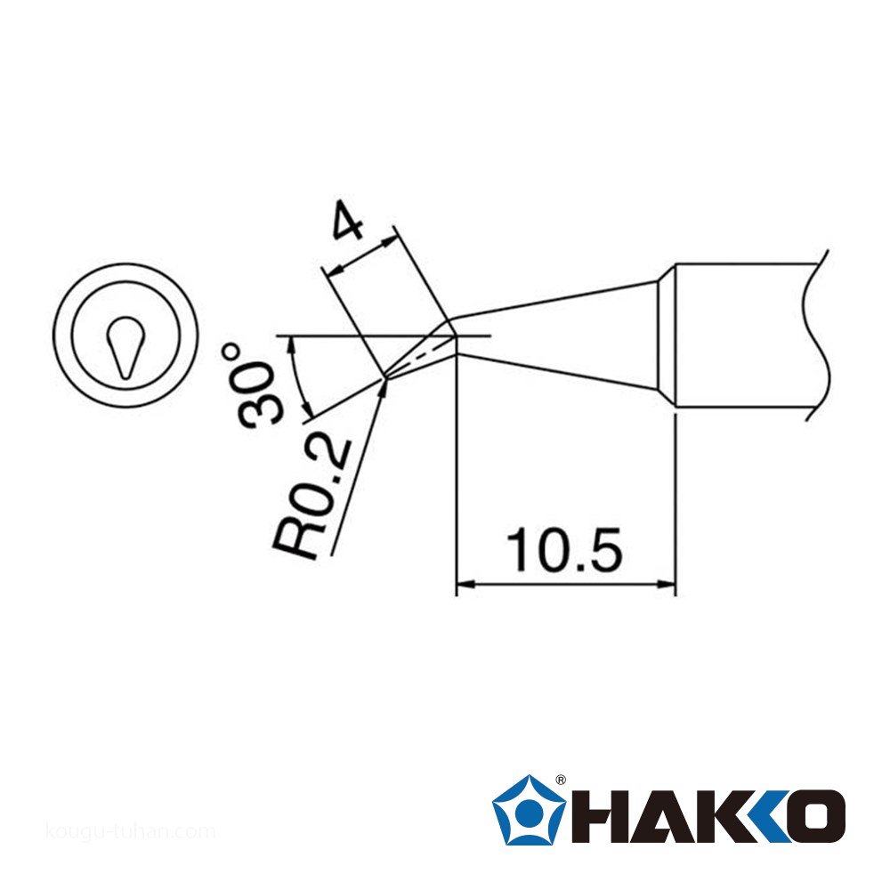 白光 T18-BR02 こて先/0.2BR型 : 工具通販 Yahoo!店 - 通販 - Yahoo