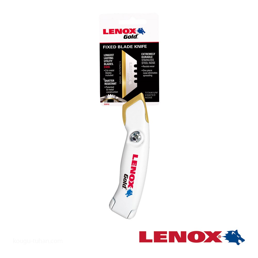 LENOX 20354SSFK1 ユーティリティーナイフゴールド固定刃SSFK1 : 工具