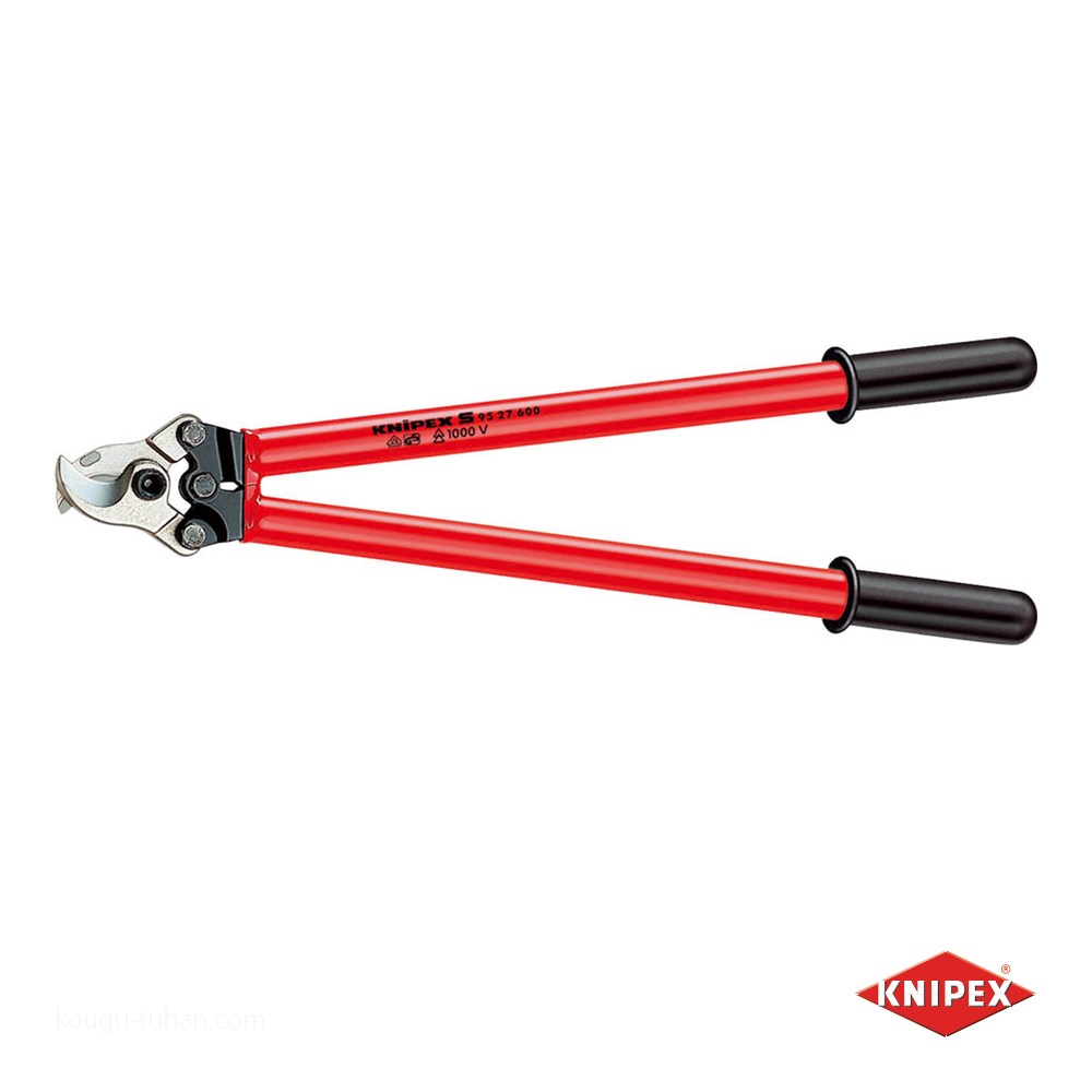 KNIPEX 9527 600 絶縁ケーブルカッター 1000V :4003773021797:工具通販