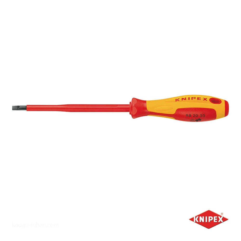 KNIPEX 9820-10 (-) 絶縁ドライバー 1000V : 4003773026396 : 工具通販 