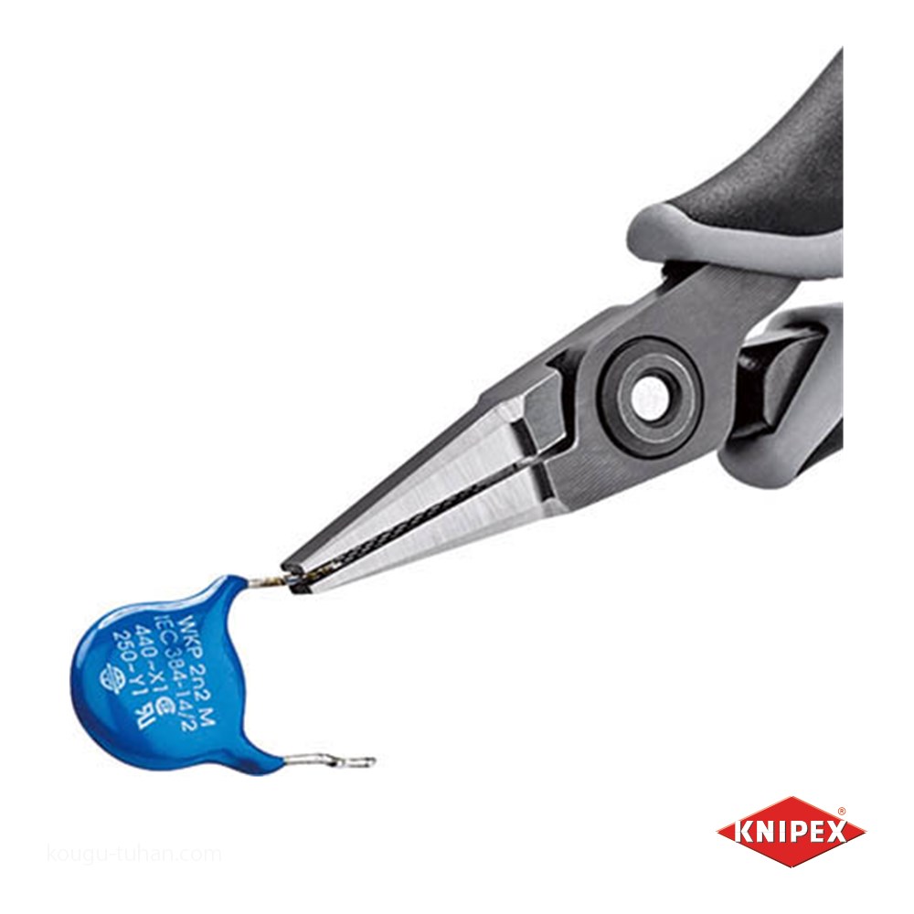 KNIPEX 3442-130ESD 精密プライヤー ヒラ クロスメッシュ : 工具通販