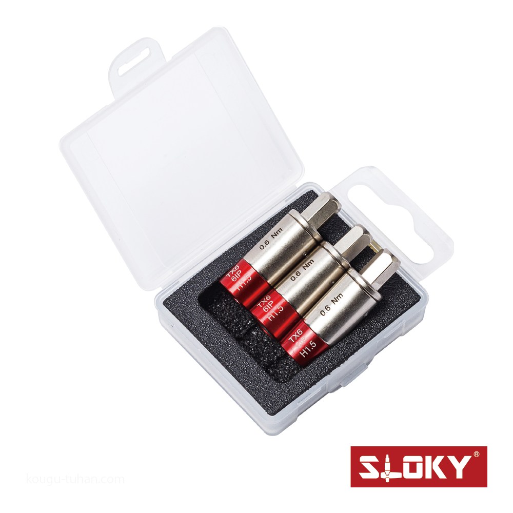 SLOKY TOK-12-TX06 3本組トルクアダプター 0.6Nm TX06 : 工具通販