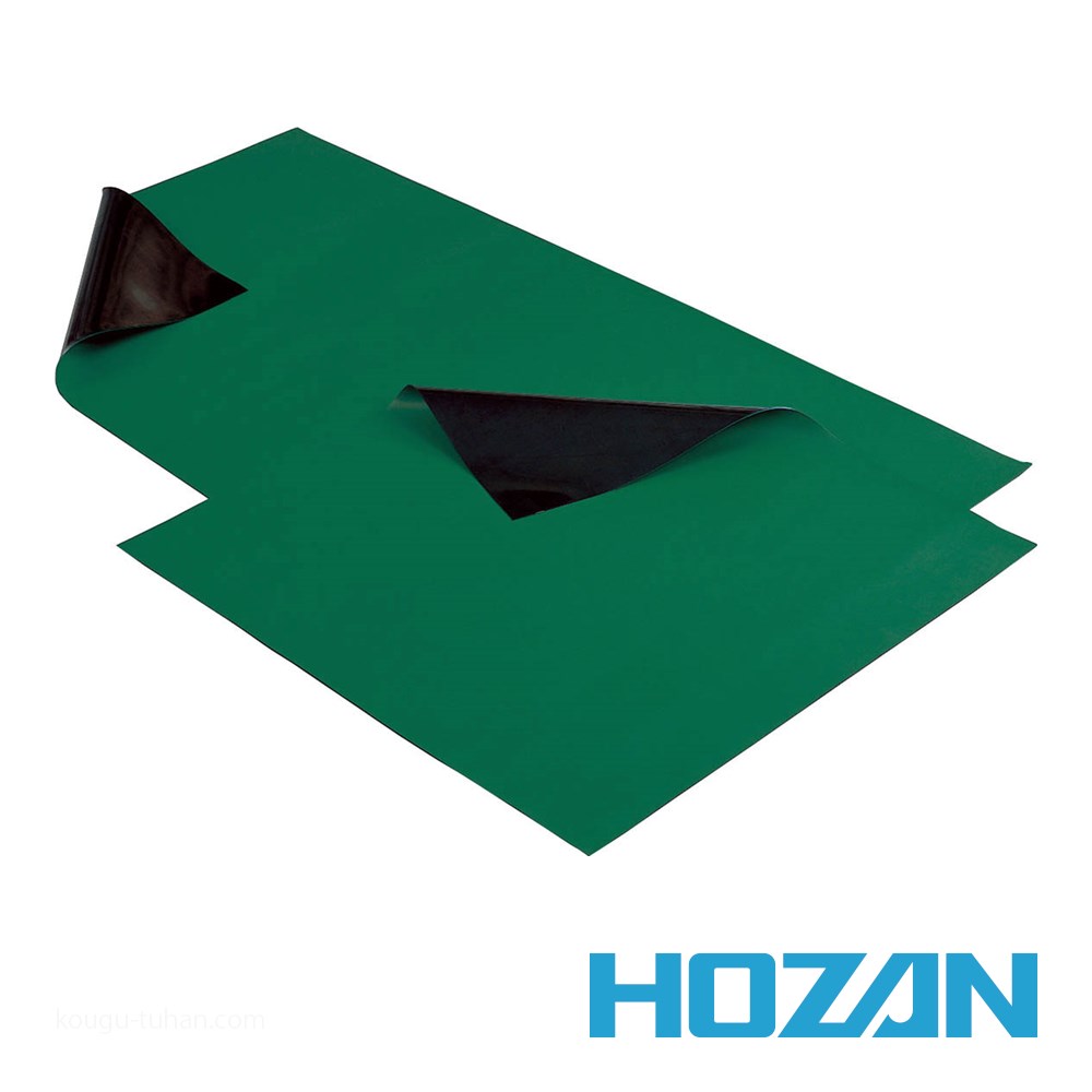 HOZAN F-703 導電性カラーマット (グリーン) 1X1.8M