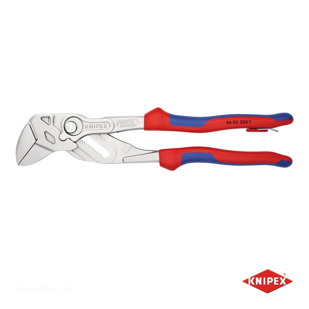 KNIPEX 8605-250TBK プライヤーレンチ 落下防止 (BK)