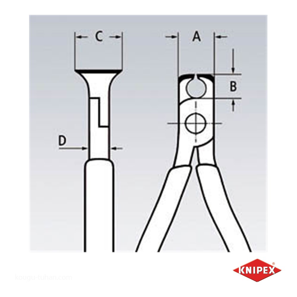 Amazon.co.jp: クニペックス KNIPEX 6901-130 小型エンド