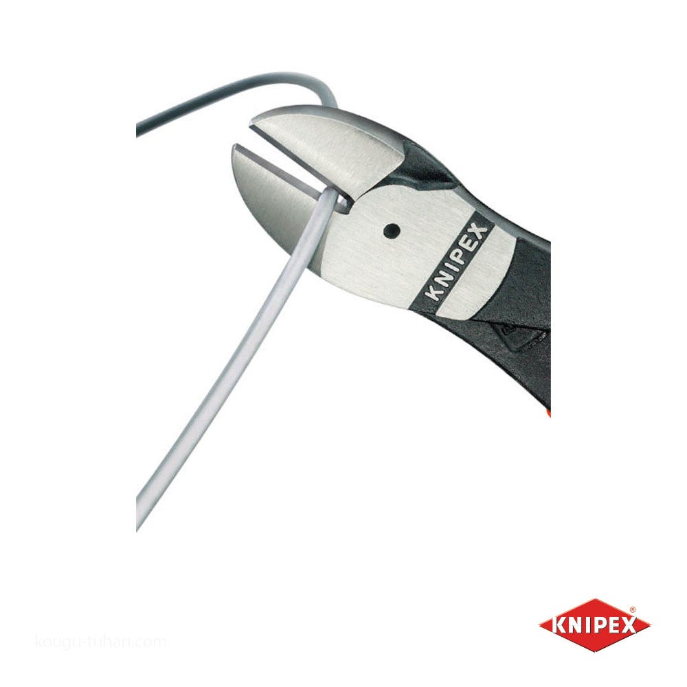 KNIPEX 7422-250 強力型斜ニッパー(ベントタイプ) - 切削、切断、穴あけ